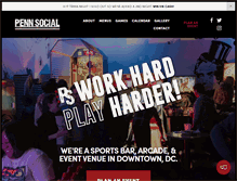 Tablet Screenshot of pennsocialdc.com
